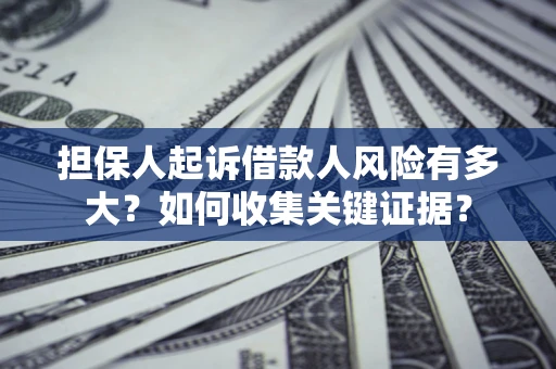 北京担保人起诉借款人风险有多大？如何收集关键证据？