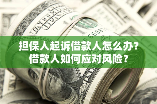 北京担保人起诉借款人怎么办？借款人如何应对风险？