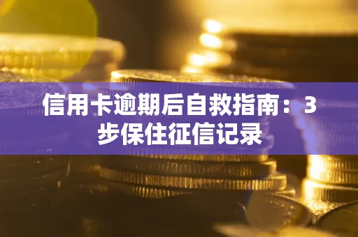 北京信用卡逾期后自救指南：3步保住征信记录